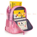 Stylish Water Resistant School and Traveling Backpack - Pink - Image 2