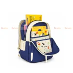 Kid's Water Resistant School Backpack - Blue - Image 2