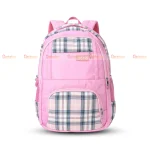Stylish Water Resistant School and Traveling Backpack - Pink