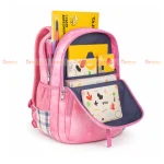 Stylish Water Resistant School and Traveling Backpack - Pink - Image 3